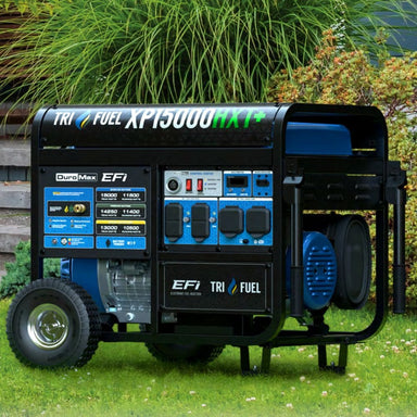 Duromax XP15000HXT+ Tri-Fuel EFI Generator - in Grass
