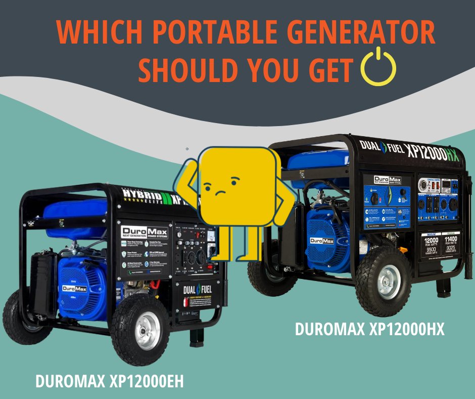 DuroMax XP12000EH VS XP12000HX: Which Portable Generator Should You Get - Tiny Home Equipment