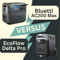 ECOFLOW Delta Pro vs BLUETTI AC200 Max | Power Station Comparison - Tiny Home Equipment