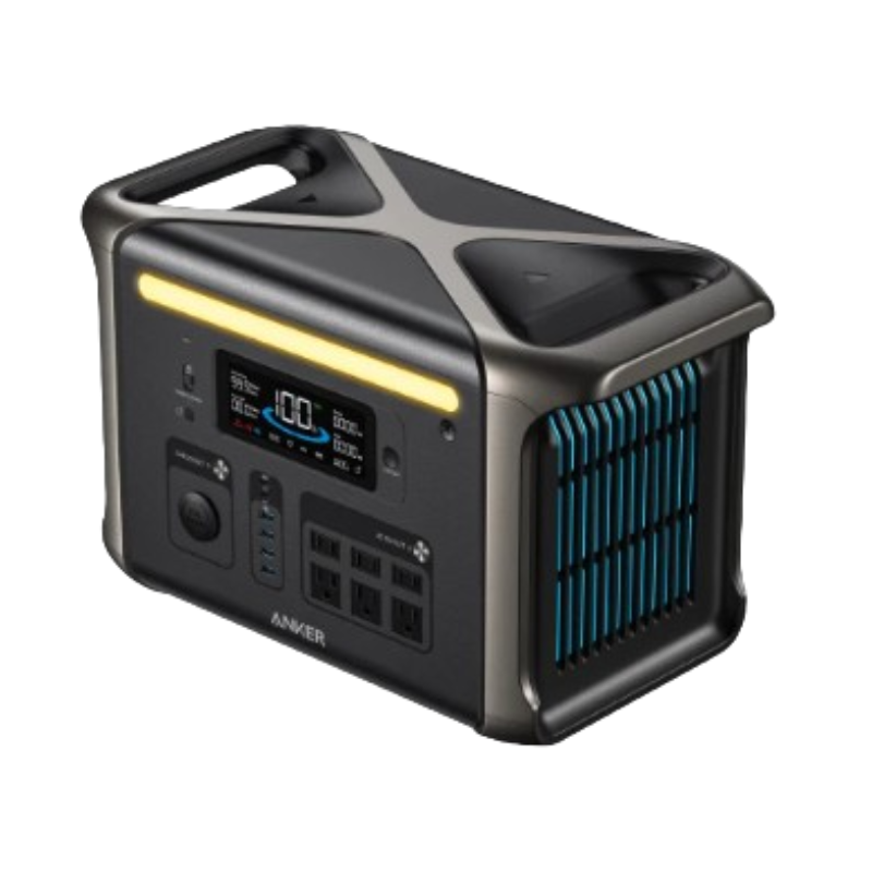 Anker SOLIX F1500 Portable Power Station - 1536Wh｜1800W | WiFi Remote Control Left Side View