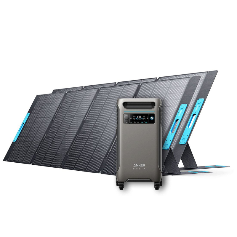 Anker SOLIX F3800 With Two Solar Panels
