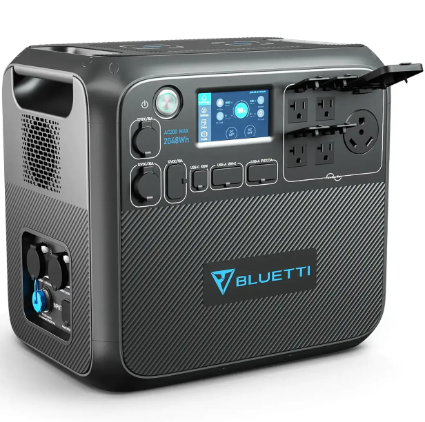 BLUETTI AC200MAX Expandable Power Station | 2,200W 2,048Wh Open View