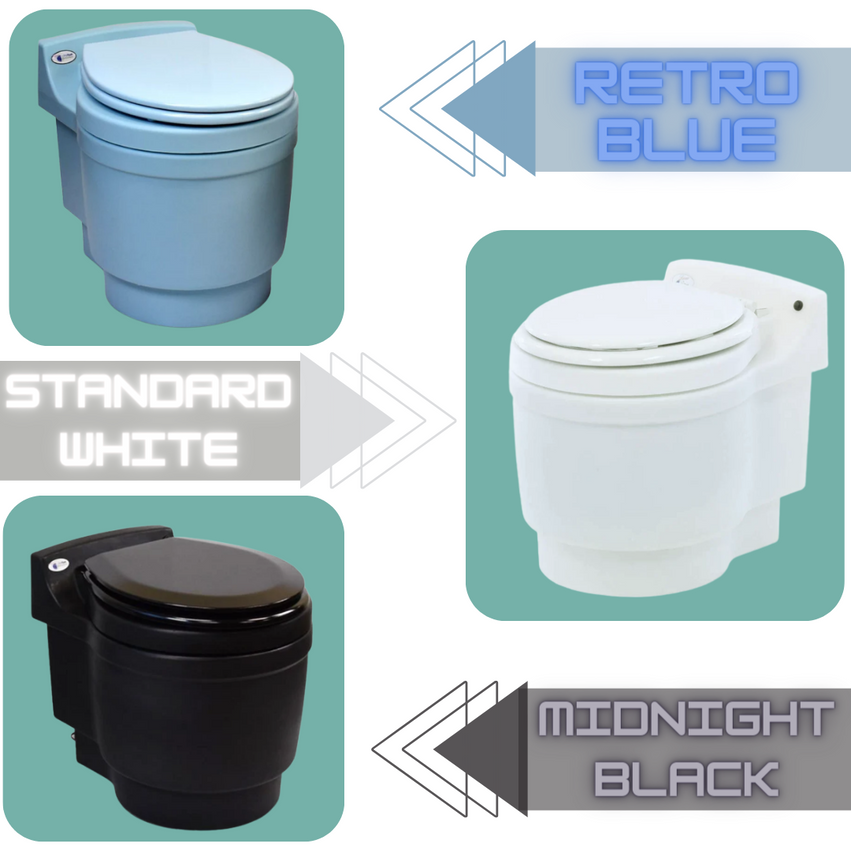 All Colors of Laveo Dry Flush Toilet