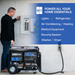 DuroMax 12,000 Watt Gasoline Portable Generator w CO Alert Home Essentials