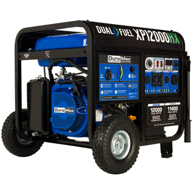DuroMax XP12000HX 9500W/12000W Dual Fuel - Front Side Full view