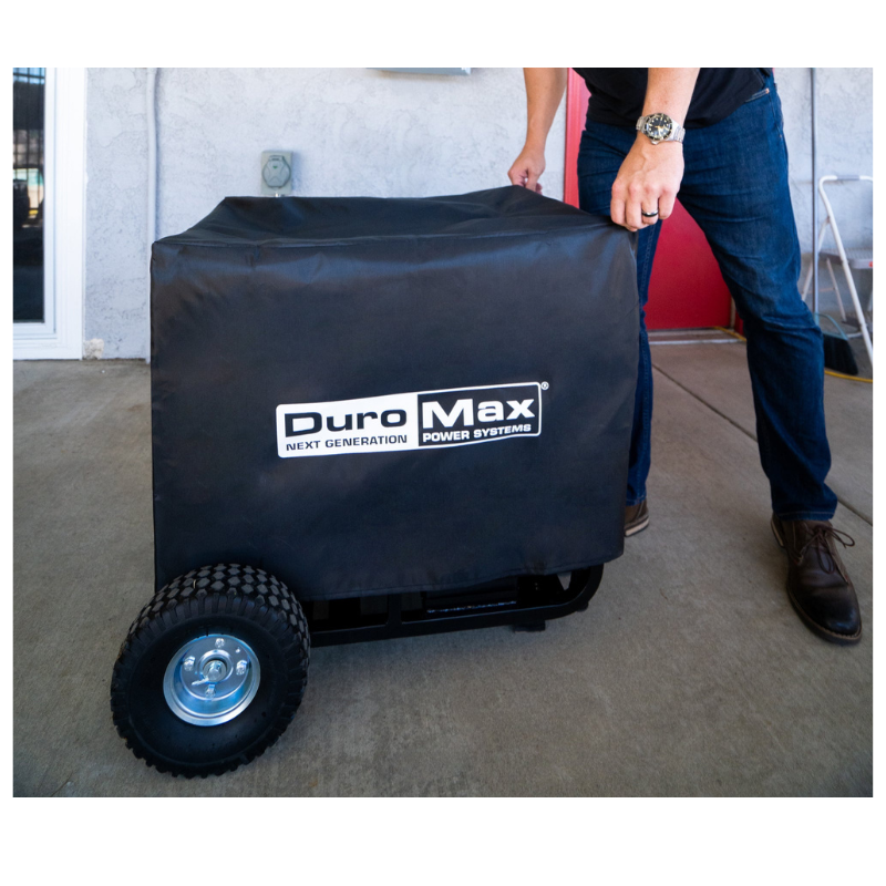 DuroMax XPLGC Large Weather Resistant Dust Guard Portable Generator Cover Top View