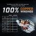 DuroMax 15,000 Watt Electric Start Tri-Fuel Portable Generator Gasoline 100% Copper Windings