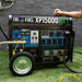 DuroMax 15,000 Watt Electric Start Tri-Fuel Portable Generator Gasoline XP15000HXT