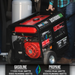DuroStar DS11000DX 11,000 Watt Dual Fuel Portable Generator w/ CO Alert Gasoline Propane