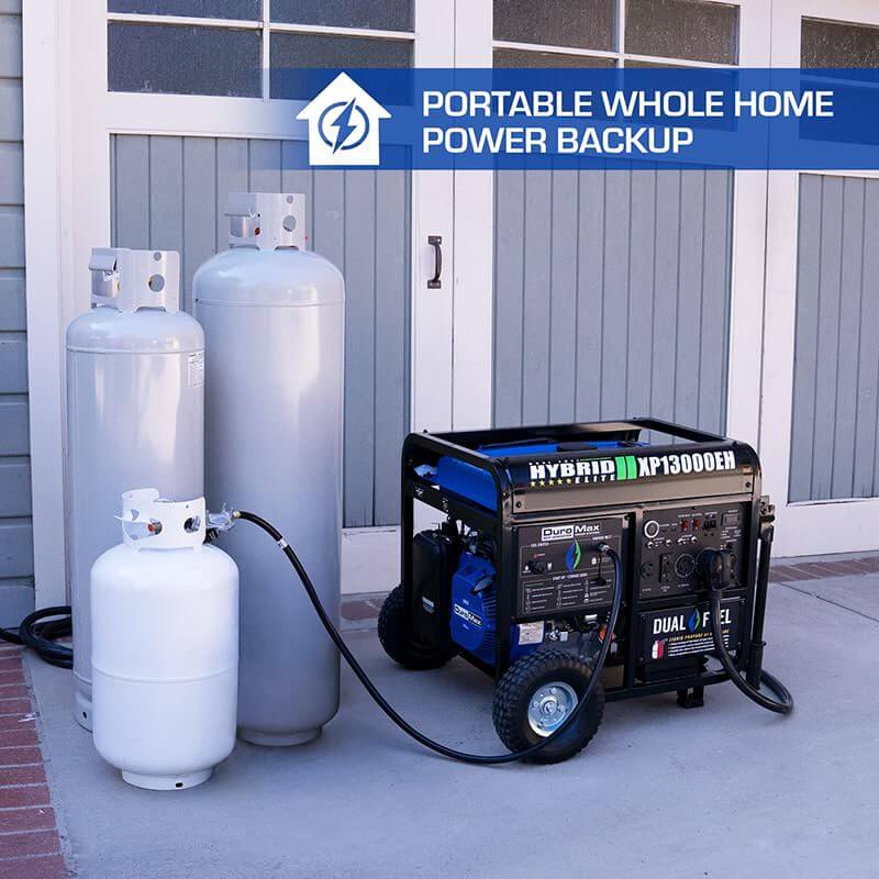 Duromax XP13000EH 13000W Dual Fuel Generator Portable Home Backup