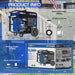 Duromax XP15000E 12500W/15000W Gas Electric Start Generator Product Info