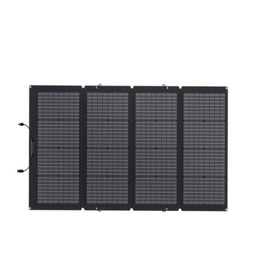 EcoFlow 220W Portable Solar Panel Bifacial Solar220W Stand View