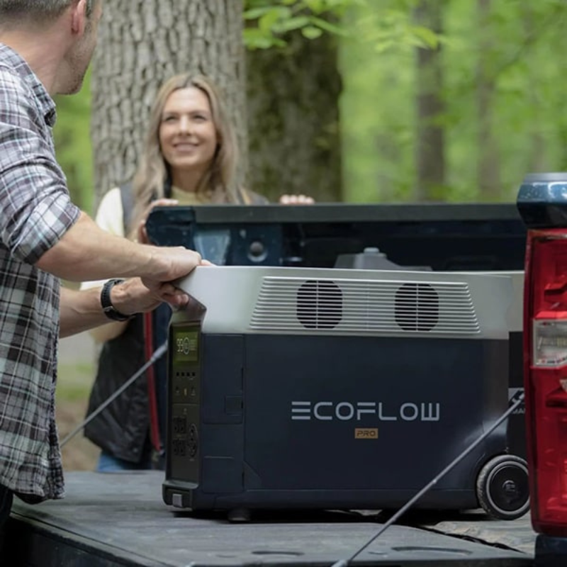 EcoFlow DELTA Pro Smart Extra Battery Portable Power Station 3600Wh  Capacity,Solar Generator for Outdoor Camping,Home  Backup,Emergency,RV,off-Grid