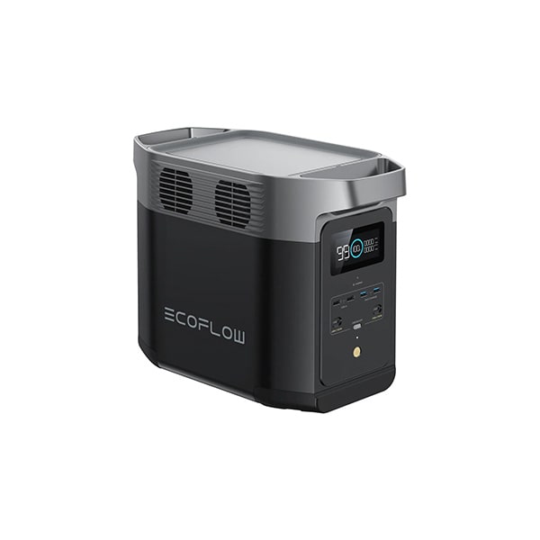 Ecoflow Delta 2 Portable Power Station Top Front Side View