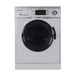 Equator 2020 24" Combo Washer Dryer Silver Winterize+Quiet - Front View