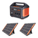 Jackery Explorer 1000 Portable Power Station With Two Solar Panel