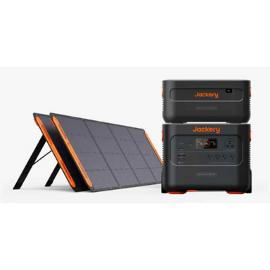 Jackery Explorer 2000 Plus Portable Power Station + 1 Battery Pack + 2 x 200W Solar Saga Panels