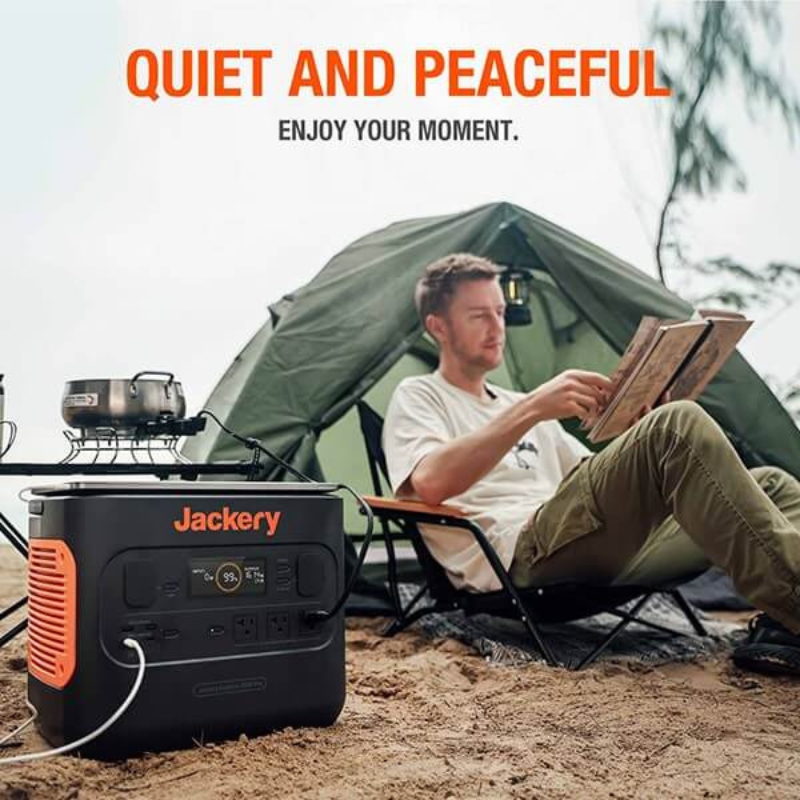 Jackery Explorer 2000 Pro Portable Power Station Quiet and Peaceful