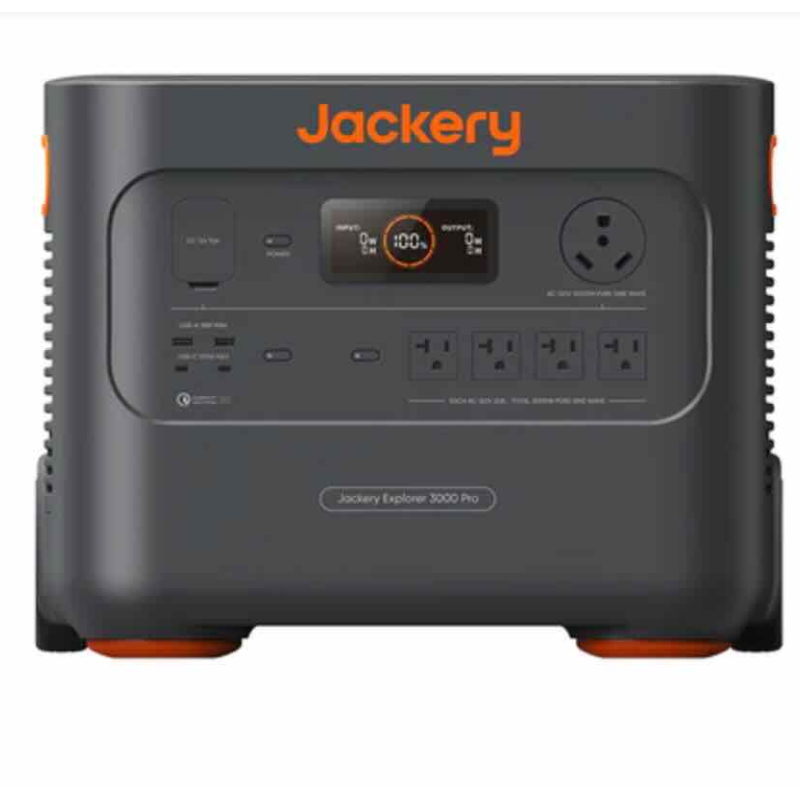 Jackery Explorer 3000 Pro Portable Power Station Front Up Close