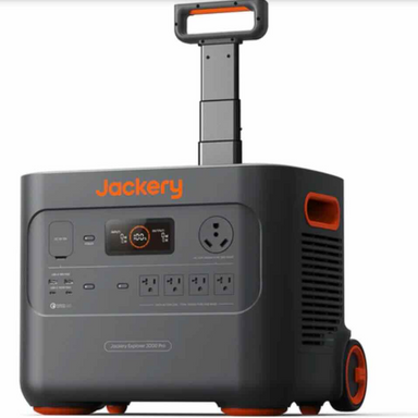 Jackery Solar Generator 3000 Pro Portable Power Station Left Side View With Handle