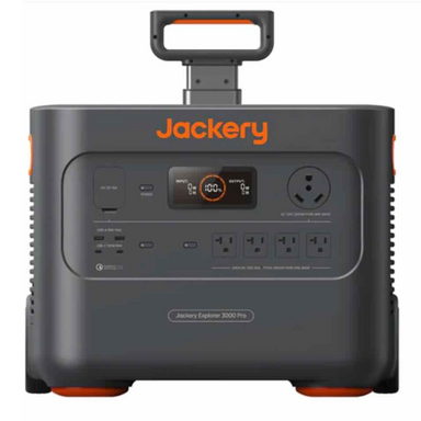 Jackery Solar Generator 3000 Pro Portable Power Station Front View With Handle