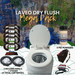 Laveo Dry Flush Toilet Mega Pack -  Full Kit View