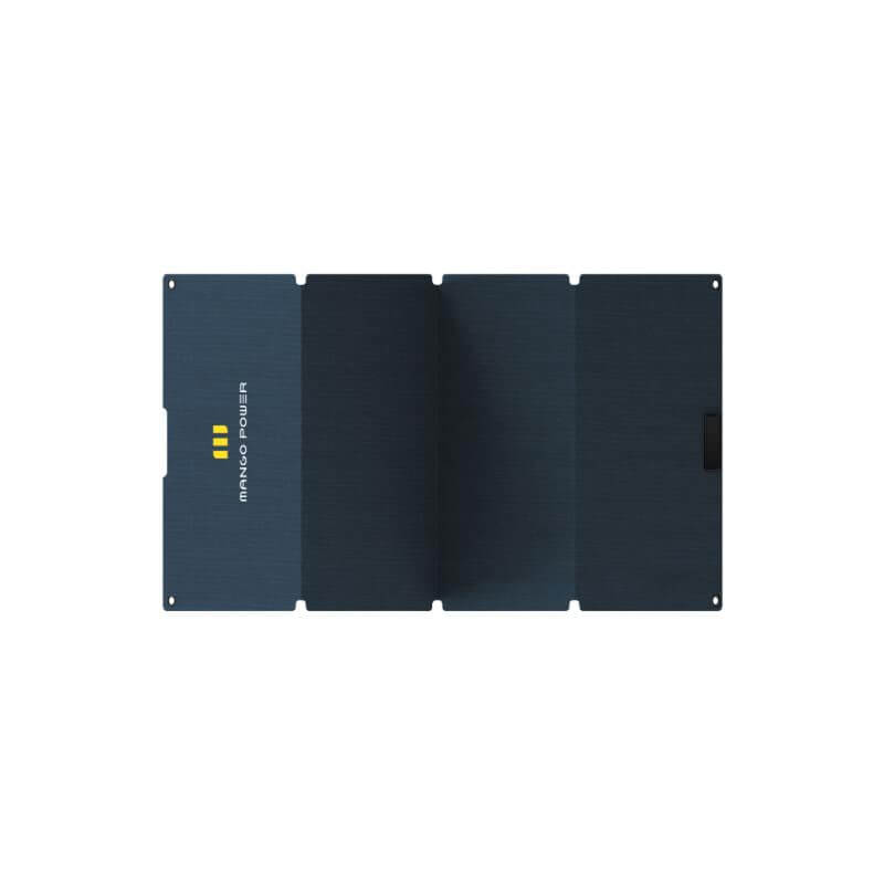 Mango Power Ultra-Light 400W Portable Solar Panel Back View Folded
