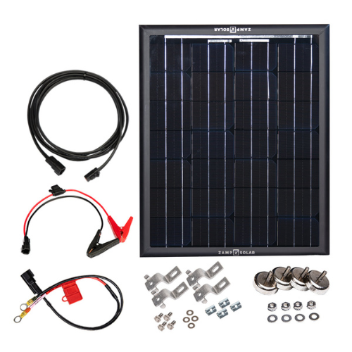 OBSIDIAN® SERIES 25 Watt Trickle Charge Solar Panel Kit (Magnetic Mounts)