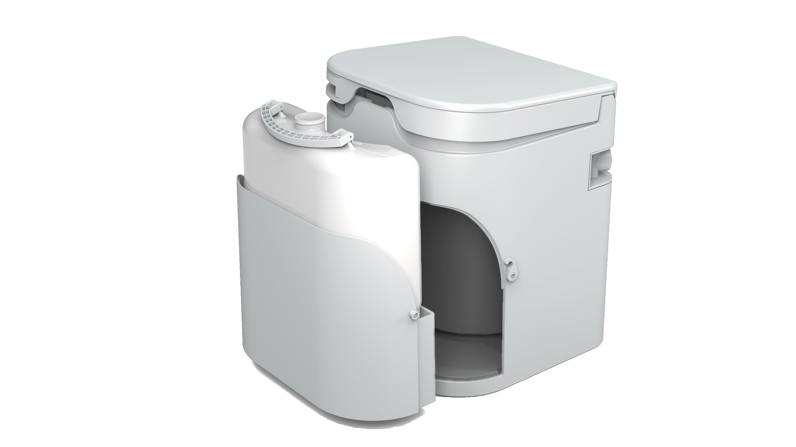 OGO Waterless Compost Toilet - Inside View