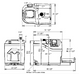 Sun-Mar Centrex 1000 Central Composting Toilet System Dimensions View