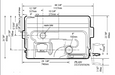 Sun-Mar Centrex 2000 NE Composting Toilet System - Dimensions