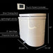 TinyJohn Waterless Incinerator Toilet Gas Specifications