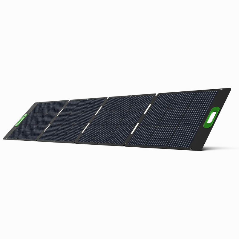 Yoshino Power SP200: 200W Portable Solar Panel for Off-Grid Power Side View