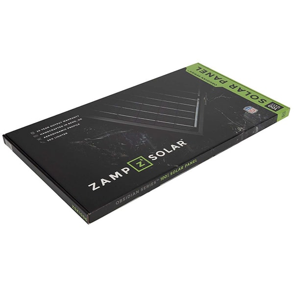 Zamp Solar OBSIDIAN® SERIES 100-Watt Solar Panel Kit With Box