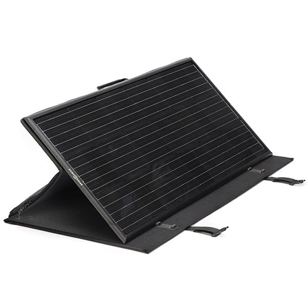 Zamp Solar OBSIDIAN® SERIES 100-Watt (Regulated) Portable Kit Front View