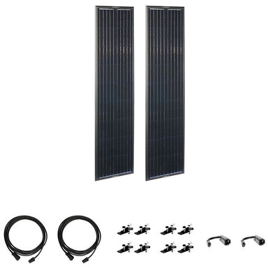 Zamp Solar OBSIDIAN® SERIES 180-Watt Solar Panel Kit (2X90) Complete Set