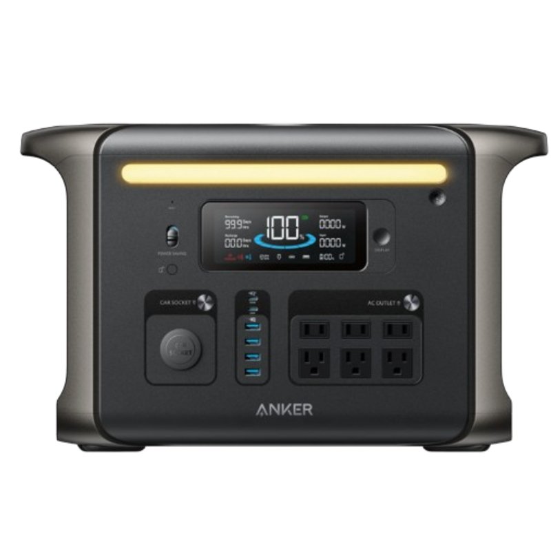 Anker - Anker SOLIX F1500 Portable Power Station - 1536Wh｜1800W | WiFi Remote Control - Tiny Home Equipment