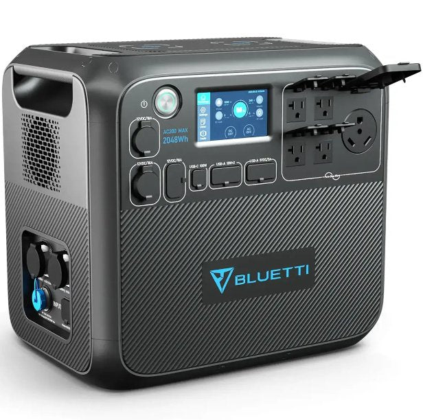 Bluetti - BLUETTI AC200MAX Expandable Power Station | 2,200W 2,048Wh - Tiny Home Equipment