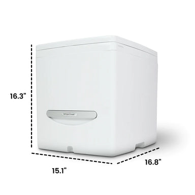 Cuddy Composting Toilet with Measurements