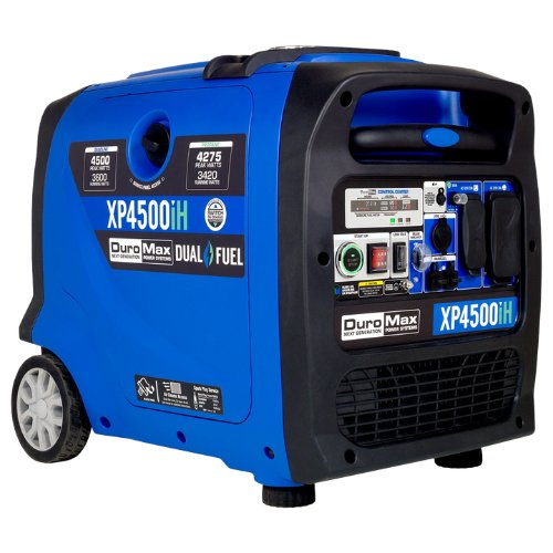 DuroMax - DuroMax XP4500iH 4,500 Watt Dual Fuel Portable Digital Inverter Generator - Tiny Home Equipment