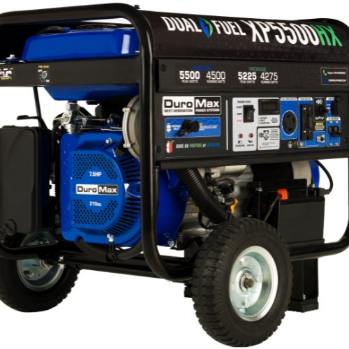 DuroMax - DuroMax XP5500HX 4500W/5500W Dual Fuel CO Alert Electric Start Generator New - Tiny Home Equipment