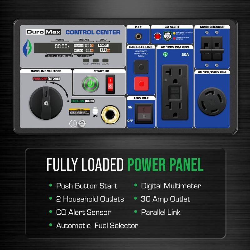 DuroMax - Duromax XP7000IH - Dual Fuel Inverter Generator - Tiny Home Equipment