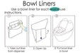 EcoJohn - Box of Toilet Bowl Liners - Tiny Home Equipment