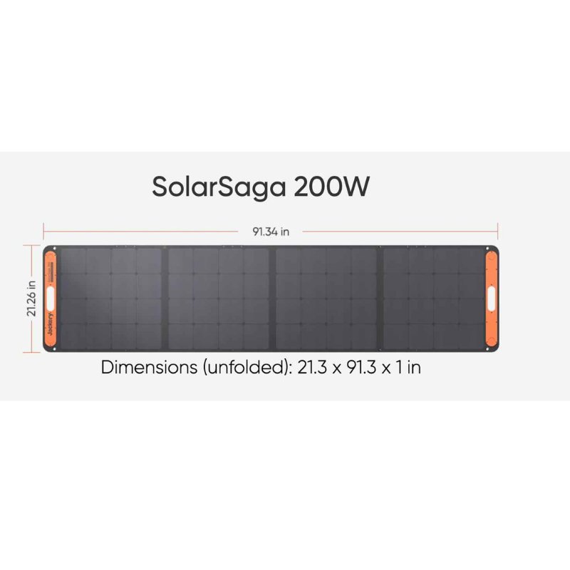 Jackery - The Jackery Solar Generator 3000 Pro Portable Power Station with 1 Solar Saga Panel - Tiny Home Equipment