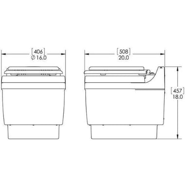 Laveo - Blackwater to Dry Flush Conversion Pack by Laveo - Tiny Home Equipment