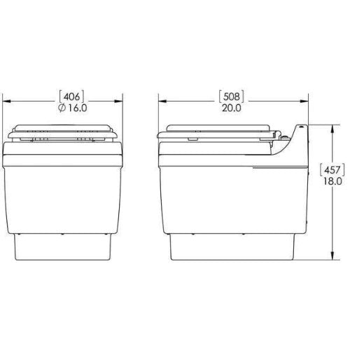 Laveo - Blackwater to Dry Flush Conversion Pack by Laveo - Tiny Home Equipment