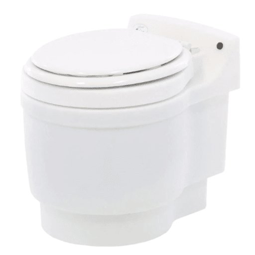 Laveo - Dry Flush Portable Toilet with DC Power Cord by Laveo - DF1045DC - Tiny Home Equipment