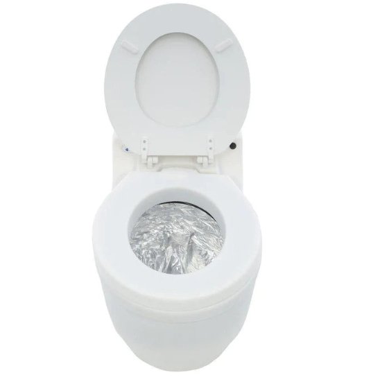 Laveo - Dry Flush Portable Toilet with DC Power Cord by Laveo - DF1045DC - Tiny Home Equipment