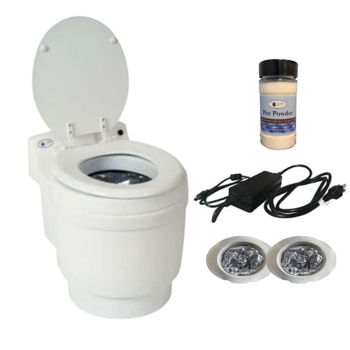 Laveo Dry Flush Toilet | AC Powered 110v