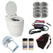 Battery Powered Laveo™ by Dry Flush - Blackwater to Dry Flush Conversion Pack in White